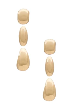 Teardrop Hoop Set Gold -Nike Store 8OTH WL1567 V3