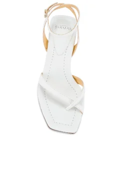 Nelly Square Sandal White -Nike Store AEBR WZ49 V4