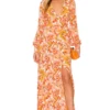 Shiloh Maxi Dress Vintage Coral Floral