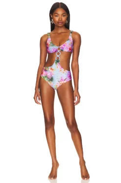 X REVOLVE Laine One Piece Lilac Prairie