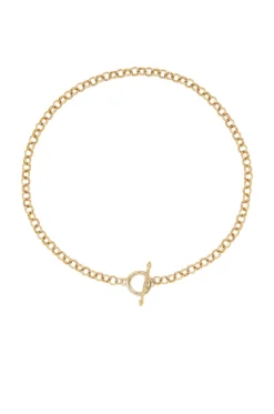Rolo Chain Necklace Gold