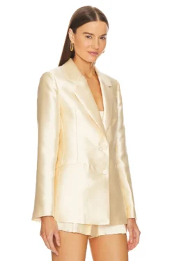 AllSaints London Shimmer Blazer Gold -Nike Store ALLR WO170 V3