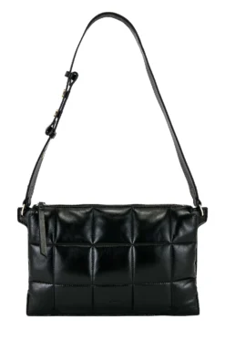 AllSaints Sheringham Quilt Shoulder Bag Black
