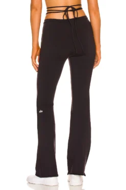 Airbrush High Waist Cinch Flare Legging Black -Nike Store ALOR WP175 V3