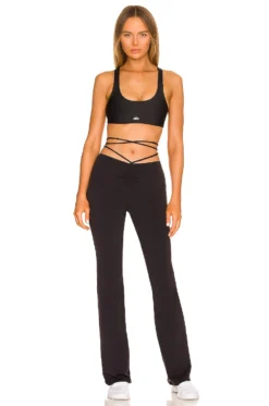 Airbrush High Waist Cinch Flare Legging Black -Nike Store ALOR WP175 V4