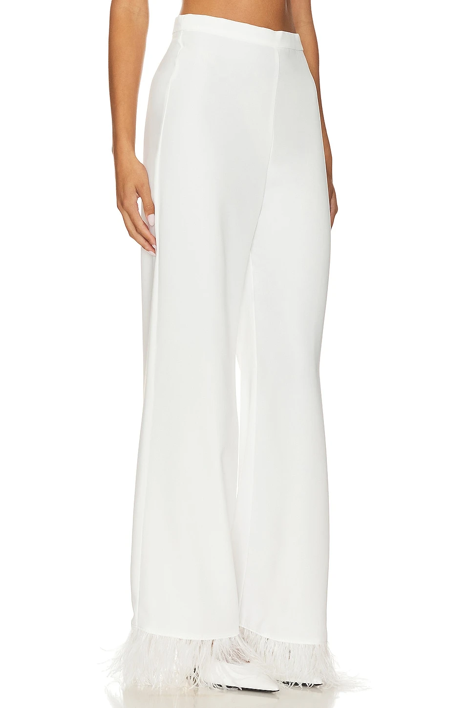 X Revolve Spenser Feather Pant Ivory 2 X Revolve Spenser Feather Pant Ivory - Image 2