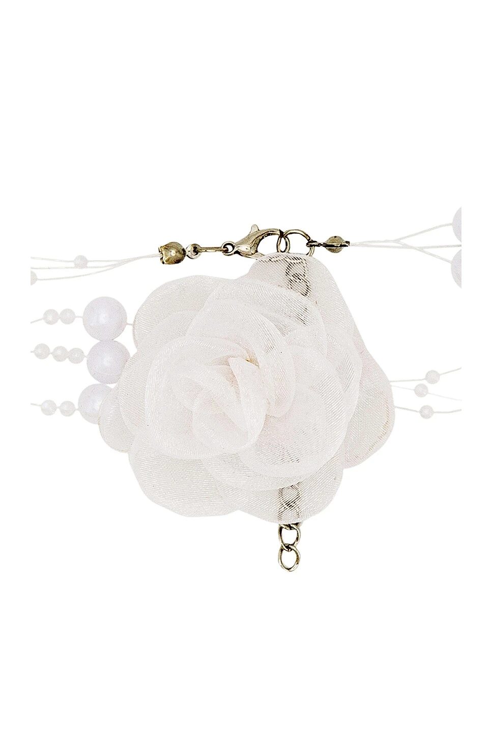 X REVOLVE Rose Choker White 2 X REVOLVE Rose Choker White - Image 2