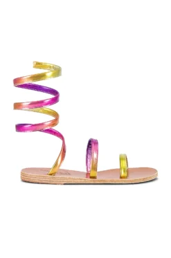 Ancient Greek Sandals Ofis Wrap Sandal Tropical Sunset