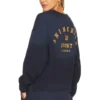 ANINE BING Rod League Sweatshirt Washed Navy