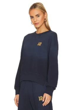 ANINE BING Rod League Sweatshirt Washed Navy -Nike Store ANIN WK124 V4
