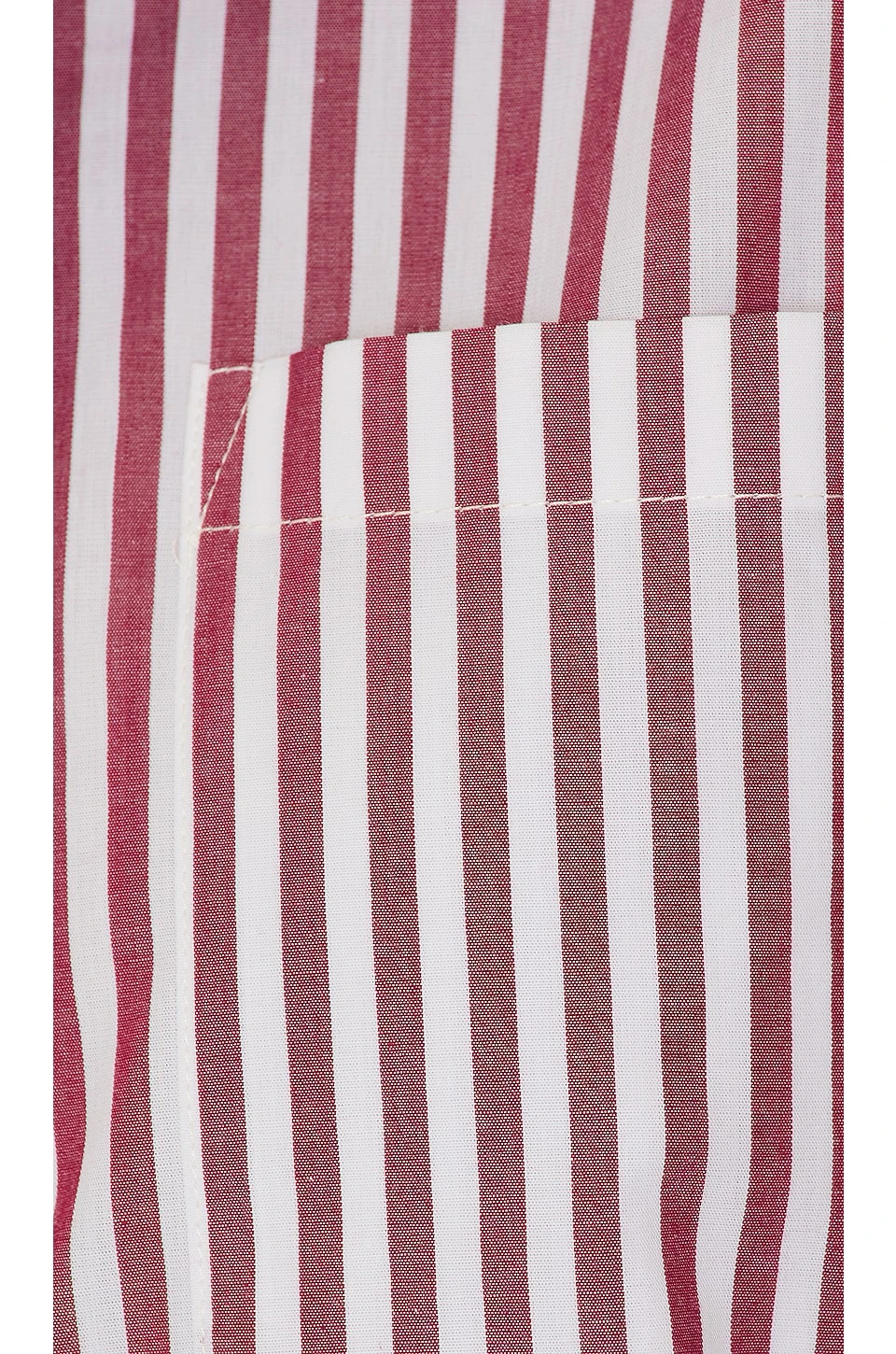 ANINE BING Mika Shirt Red & White Stripe 5 ANINE BING Mika Shirt Red & White Stripe - Image 5