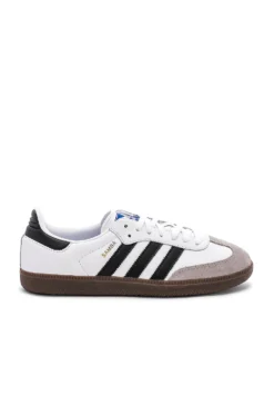 Adidas Originals Samba Og Sneaker White, Black, & Clear Granite