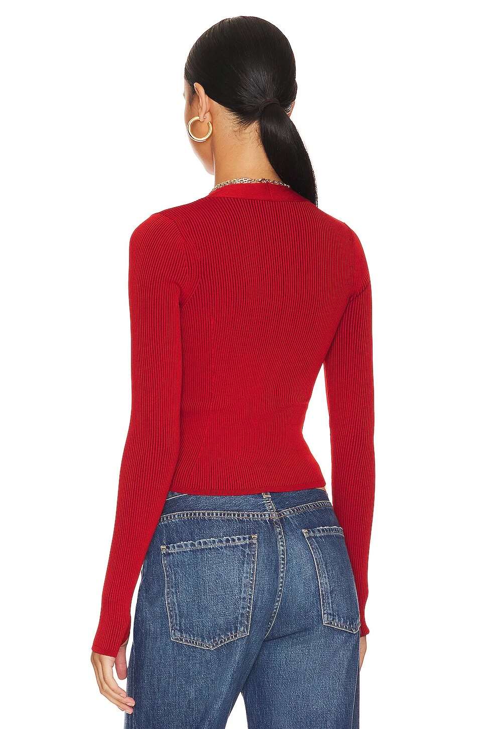 Inez Top Crimson 3 Inez Top Crimson - Image 3