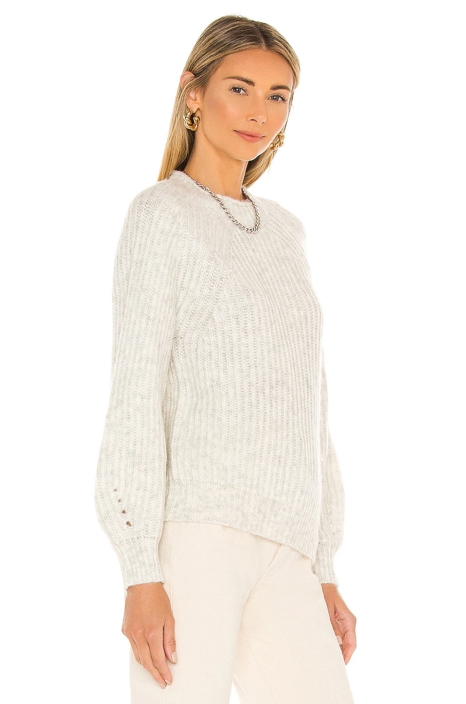 Steve Madden Neck To Normal Sweater Ivory 2 Steve Madden Neck To Normal Sweater Ivory - Image 2