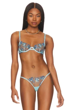 BLUEBELLA Calista Wired Bra Blue Topaz & Sheer