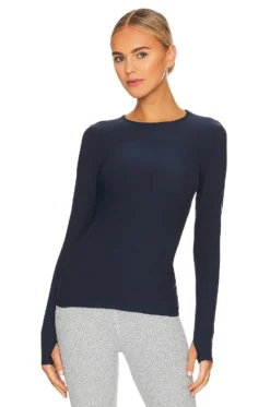 Beyond Yoga Classic Crew Pullover Cloud White -Nike Store BEYR WS230 V1