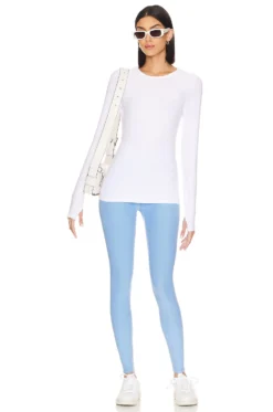 Beyond Yoga Classic Crew Pullover Cloud White -Nike Store BEYR WS251 V4