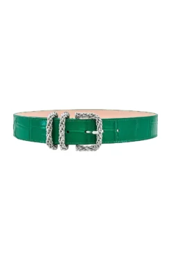 BY FAR Katina Belt Clover Green
