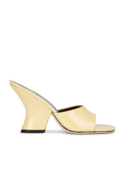 BY FAR Tais Mule Parchment