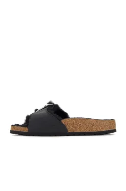 Birkenstock Madrid Big Buckle Shearling Sandal Black 9 Birkenstock Madrid Big Buckle Shearling Sandal Black -Nike Store BIRR WZ146 V5