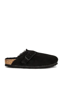 Birkenstock Boston Shearling Clog Black
