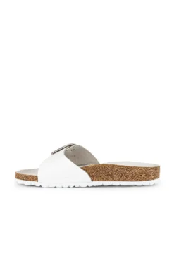 Birkenstock Madrid Big Buckle Sandal White 9 Birkenstock Madrid Big Buckle Sandal White -Nike Store BIRR WZ39 V5