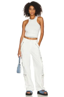 Franklin Rib Cage Oversized Pant Creamy Scoop -Nike Store BLAN WP127 V4