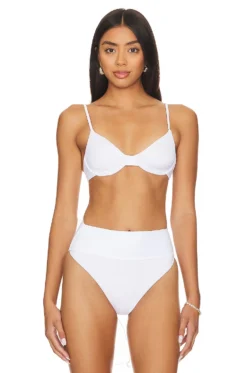 Camilla Bikini Top White