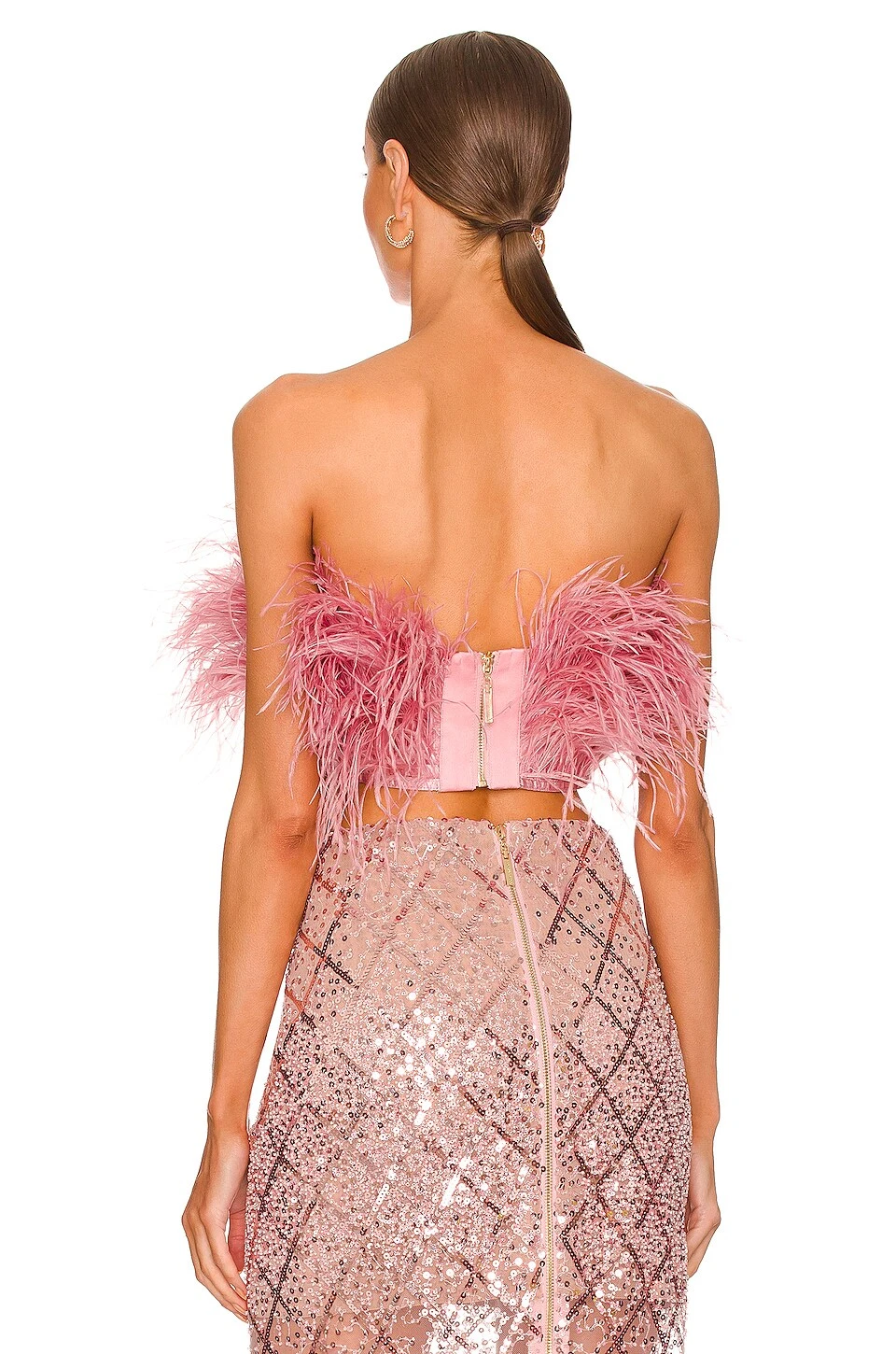 Afiya Feather Top Rose 3 Afiya Feather Top Rose - Image 3