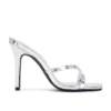 Arielle Heel Sandal Silver Mirror Metallic