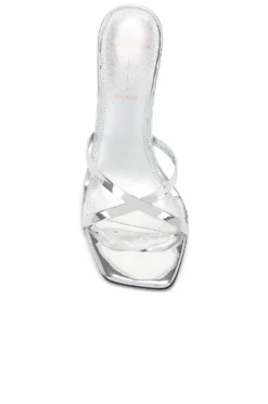 Arielle Heel Sandal Silver Mirror Metallic 11 Arielle Heel Sandal Silver Mirror Metallic -Nike Store BSUE WZ147 V4