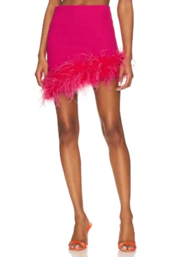 Perla Sheer Feather Trim Blouse Ivory -Nike Store BUBR WQ1 V1