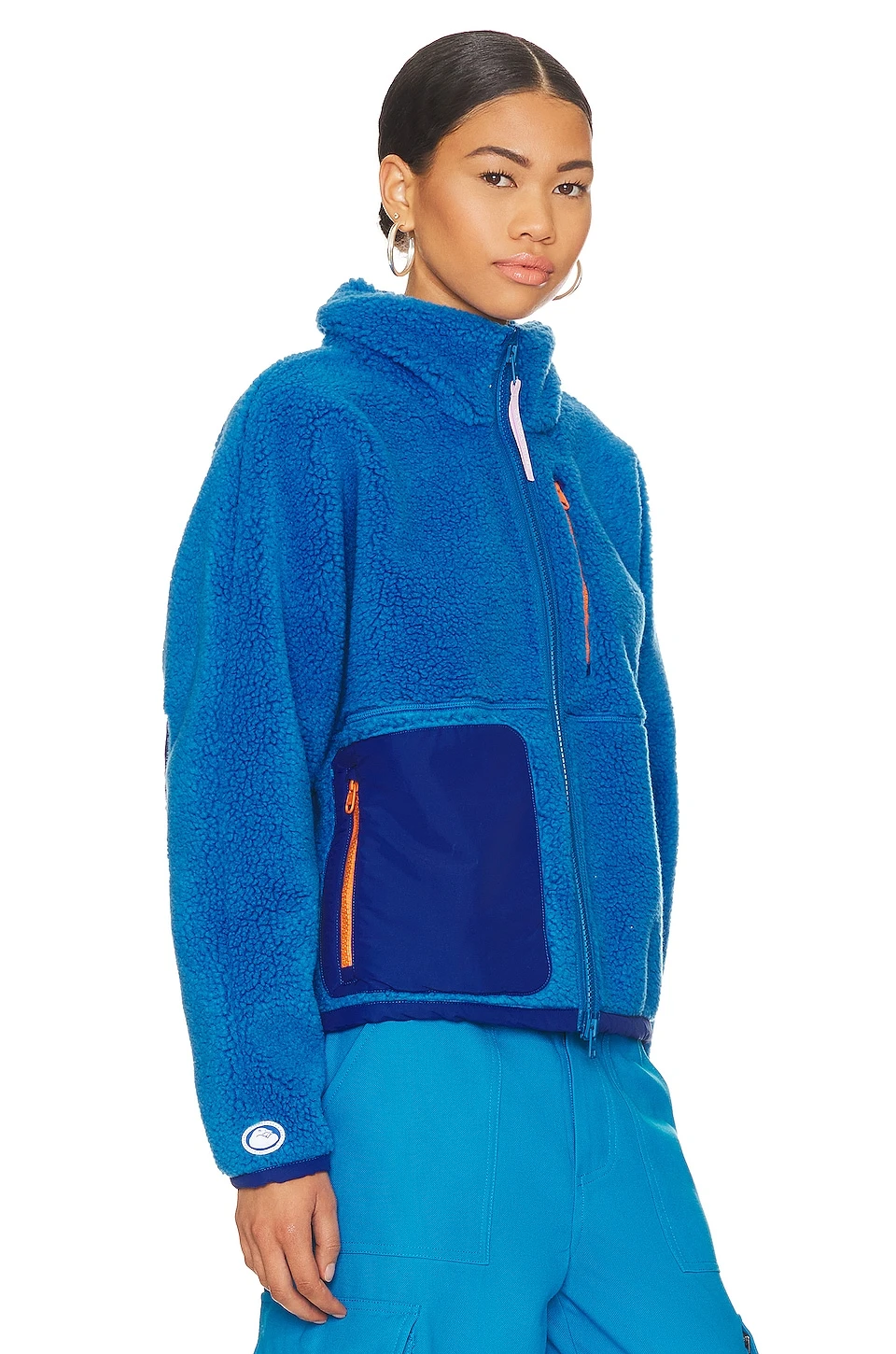 Canada Goose Paola Pivi Fleece Jacket Atlantic Blue 3 Canada Goose Paola Pivi Fleece Jacket Atlantic Blue - Image 3