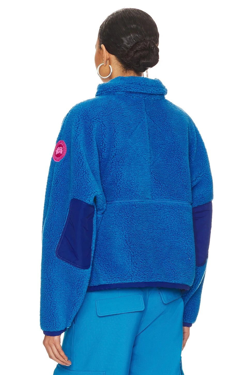 Canada Goose Paola Pivi Fleece Jacket Atlantic Blue 5 Canada Goose Paola Pivi Fleece Jacket Atlantic Blue - Image 5