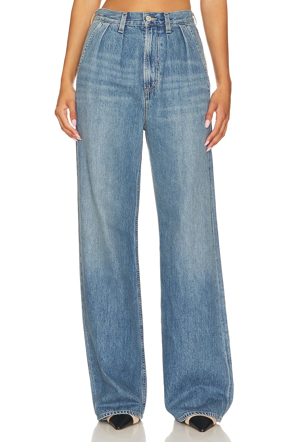 CITIZENS OF HUMANITY Maritzy Pleated Trouser Mojo 1 CITIZENS OF HUMANITY Maritzy Pleated Trouser Mojo