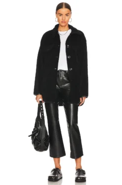 CITIZENS OF HUMANITY Isola Cropped Boot Recycled Leather Black -Nike Store CITI WP117 V4