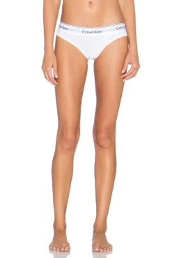 CALVIN KLEIN UNDERWEAR Modern Cotton Bikini Underwear White