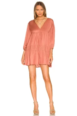 X REVOLVE Adelyn Mini Dress Zinnia Print Rose