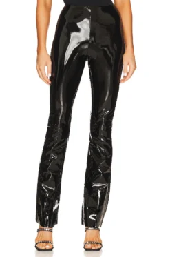 Commando Faux Patent Leather Flare Legging Black -Nike Store CMAN WP95 V1 1