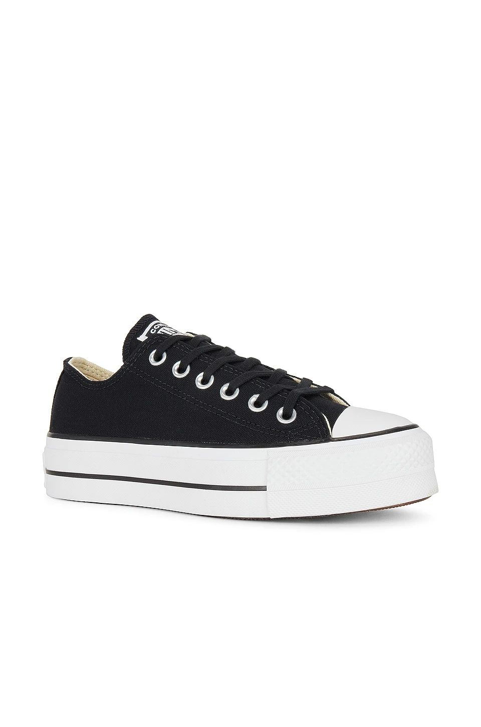 Converse Chuck Taylor All Star Canvas Platform Sneaker Black & White 2 Converse Chuck Taylor All Star Canvas Platform Sneaker Black & White - Image 2