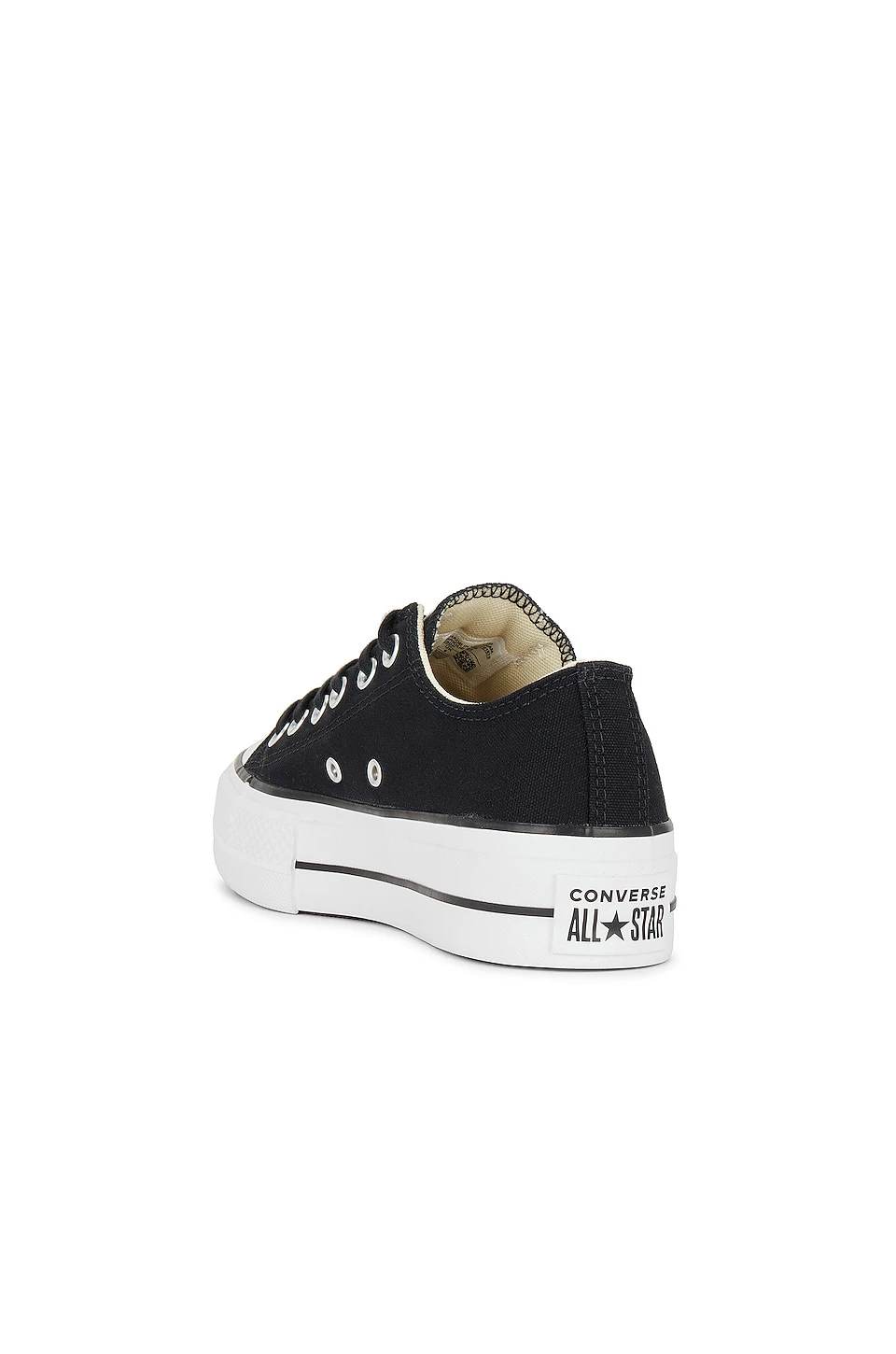 Converse Chuck Taylor All Star Canvas Platform Sneaker Black & White 3 Converse Chuck Taylor All Star Canvas Platform Sneaker Black & White - Image 3