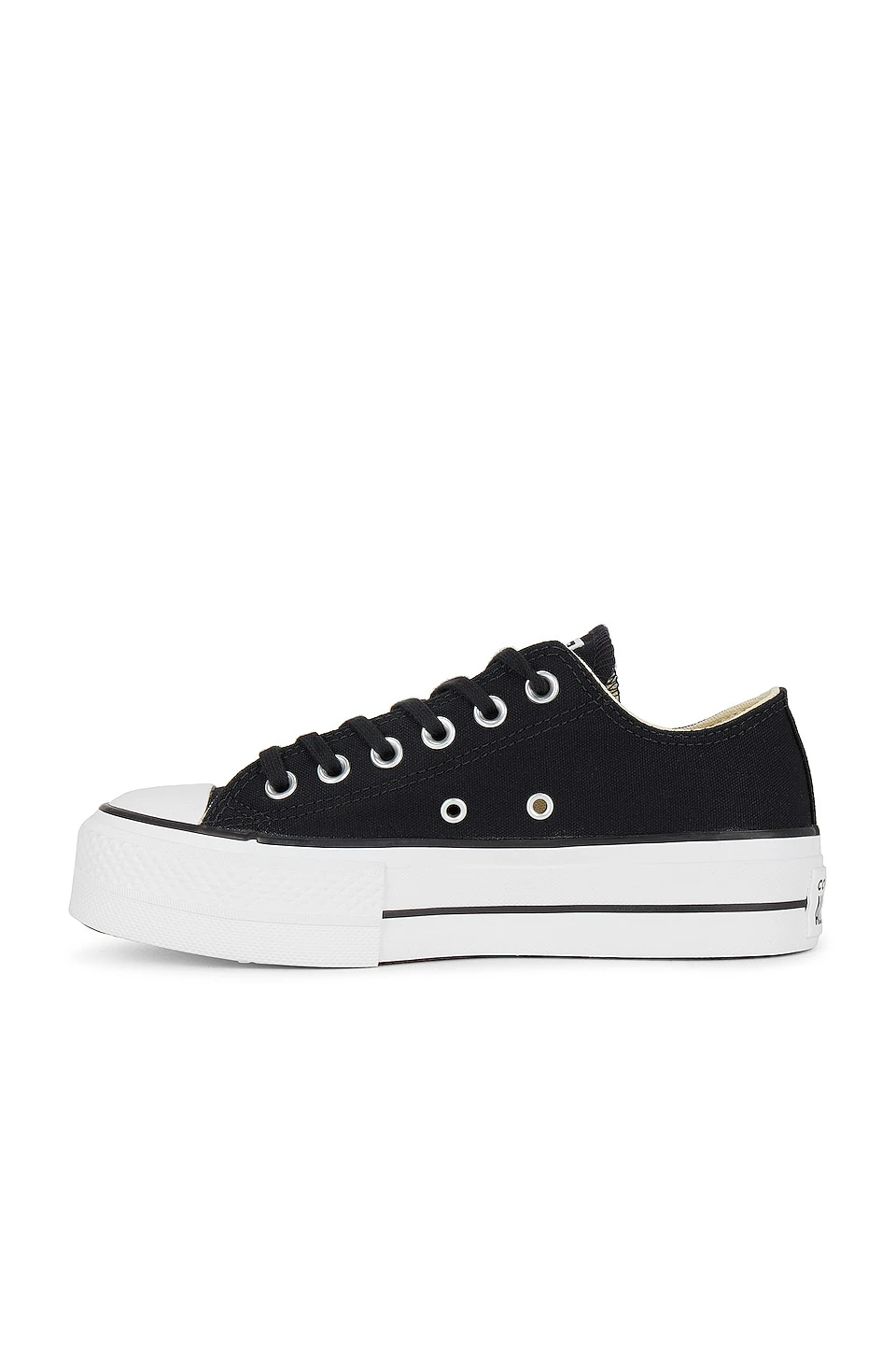 Converse Chuck Taylor All Star Canvas Platform Sneaker Black & White 5 Converse Chuck Taylor All Star Canvas Platform Sneaker Black & White - Image 5