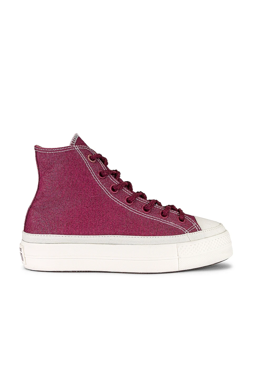 Converse Chuck Taylor All Star Lift Workwear Textiles Sneaker Cherry Vision, Saddle, & Egret 1 Converse Chuck Taylor All Star Lift Workwear Textiles Sneaker Cherry Vision, Saddle, & Egret