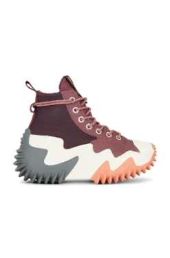 Converse Run Star Motion Counter Climate Sneaker Black Cherry, Dark Wine, & Egret