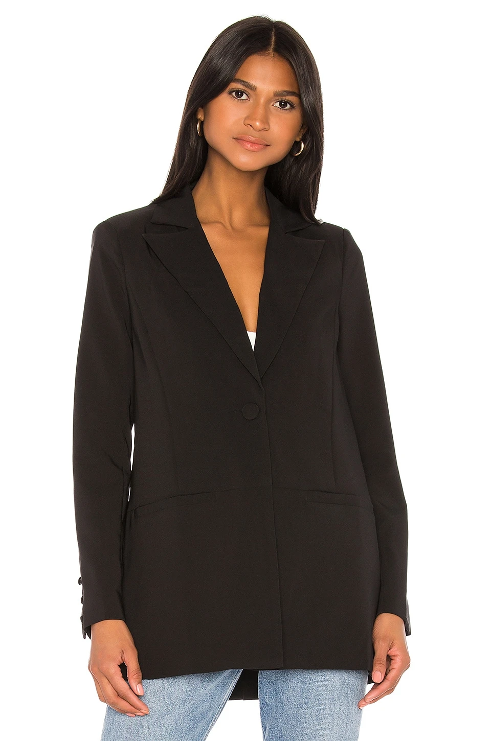 Camila Coelho Brenna Blazer Black 2 Camila Coelho Brenna Blazer Black - Image 2