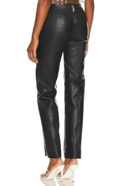 Camila Coelho Cora Leather Pant Black -Nike Store COEL WP78 V3