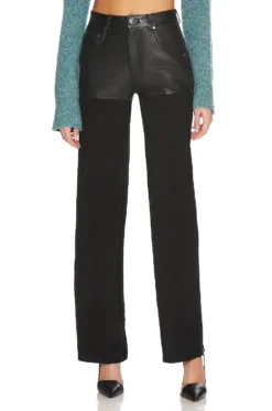 Camila Coelho PANTALON MARCELINE Black