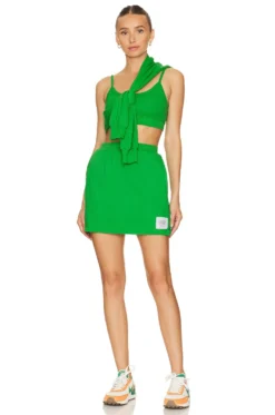 Camila Coelho Sierra Cropped Sweatshirt Grass Green -Nike Store COEL WS302 V4