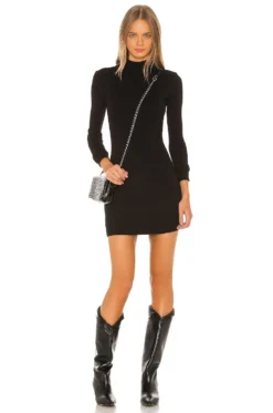 Ibiza Mini Dress Jet Black