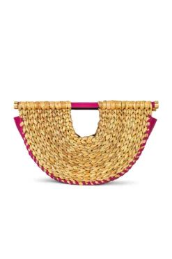 Cult Gaia Lou Top Handle Dragonfruit